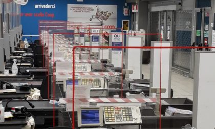 Coronavirus: Coop Lombardia 1.100 plexiglass alle casse