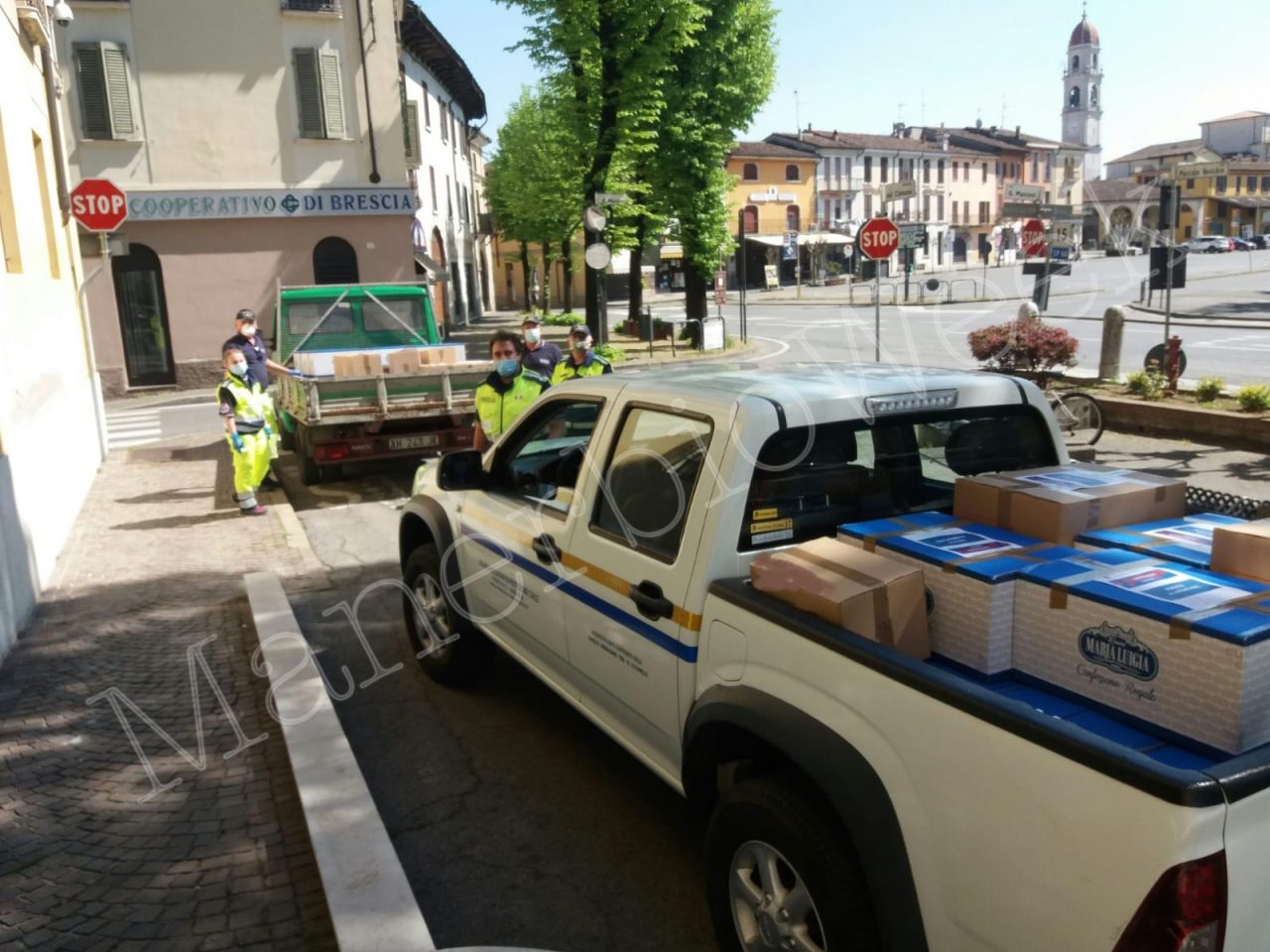Pontevico le Giubbe gialle impegnate per la Bassa