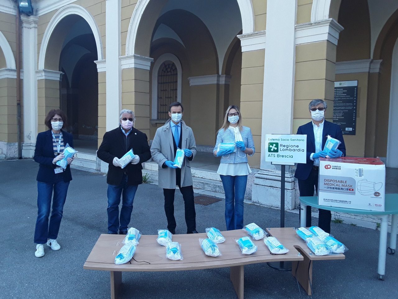 Dal Rotary all’Ats di Brescia 50mila mascherine “solidali”