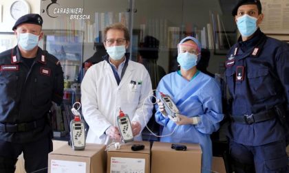 Saturimetri donati dai Carabinieri all’ospedale di Manerbio
