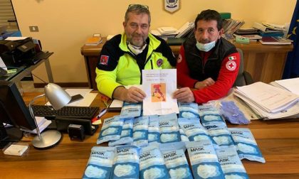 Filo diretto tra Coccaglio e l’Oriente: arrivato il primo pacco di mascherine dalla Cina