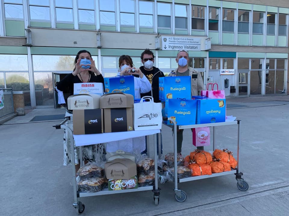 Coronavirus, Pasqua di solidarietà per l’ospedale di Montichiari