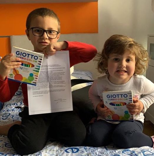 Pennarelli a domicilio per tutti i bimbi di Pontoglio