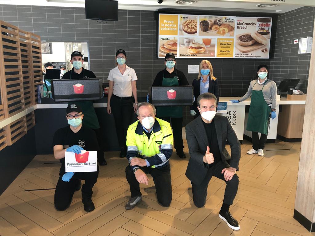 McDonald’s a favore di Caritas diocesana: donati 150 pasti al giorno