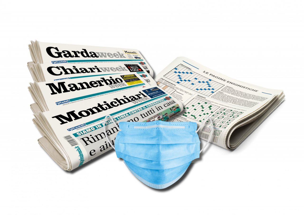 Oggi una mascherina insieme ai nostri giornali