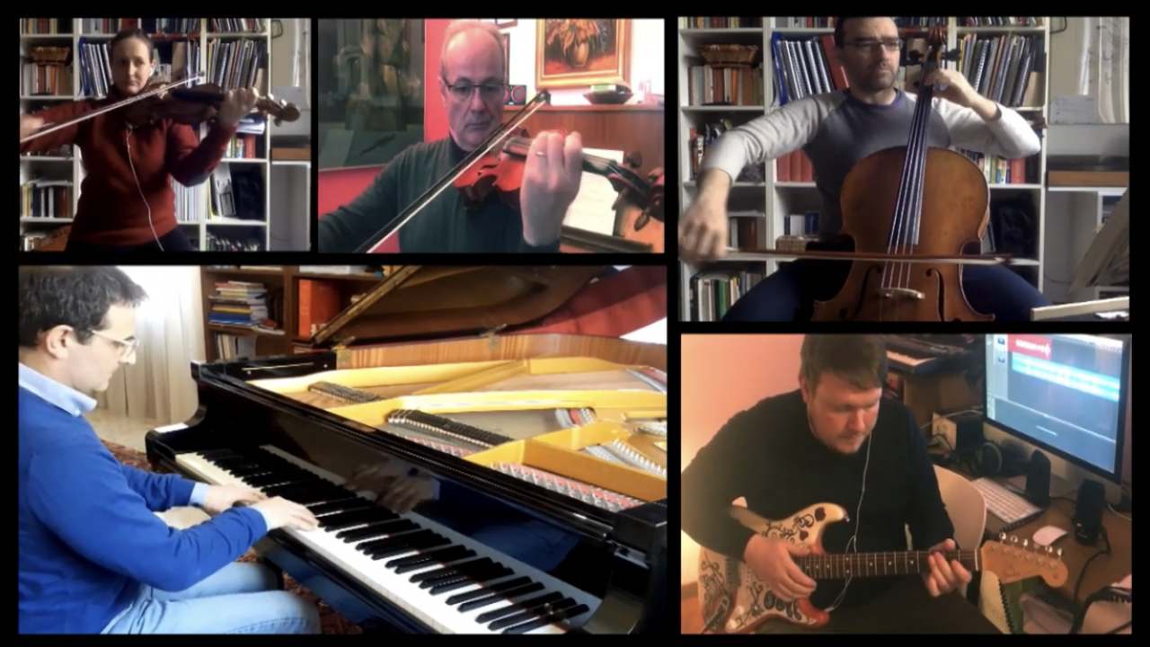 Pontevico cinque artisti interpretano “Signore delle Cime” per omaggio al concittadino John e per sostenere la Croce Bianca