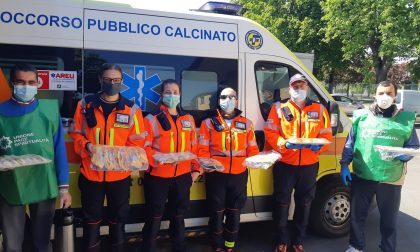 Fiume di solidarietà per i volontari del Soccorso Pubblico di Calcinato