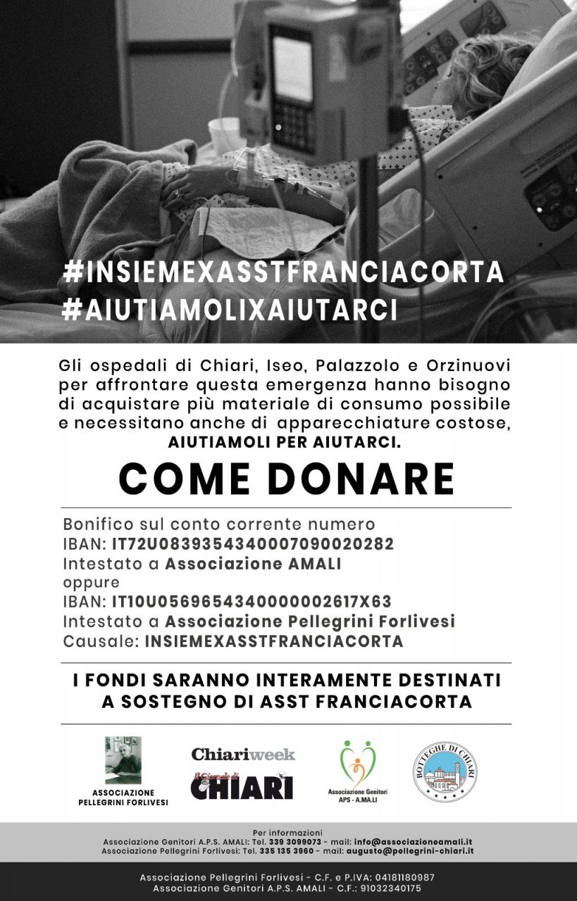 #InsiemexAsstFranciacorta: arrivate altre maschere e mascherine