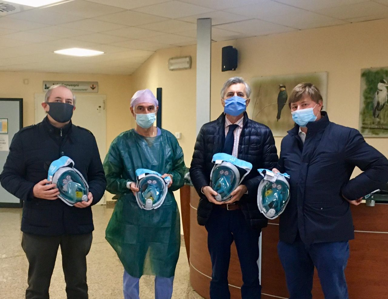 L’ospedale “respira” grazie a Ucid e Fondazione dominato Leonense