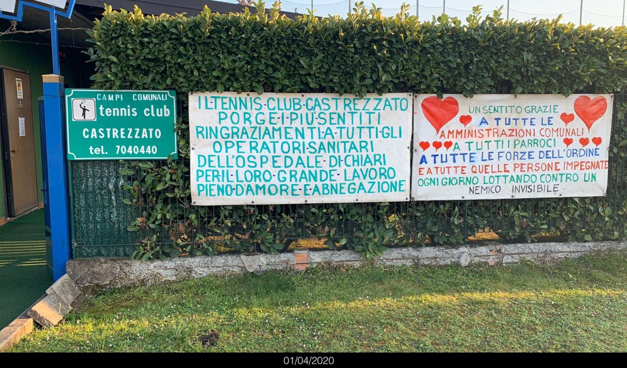 Da Castrezzato un pensiero e il grazie all’ospedale di Chiari