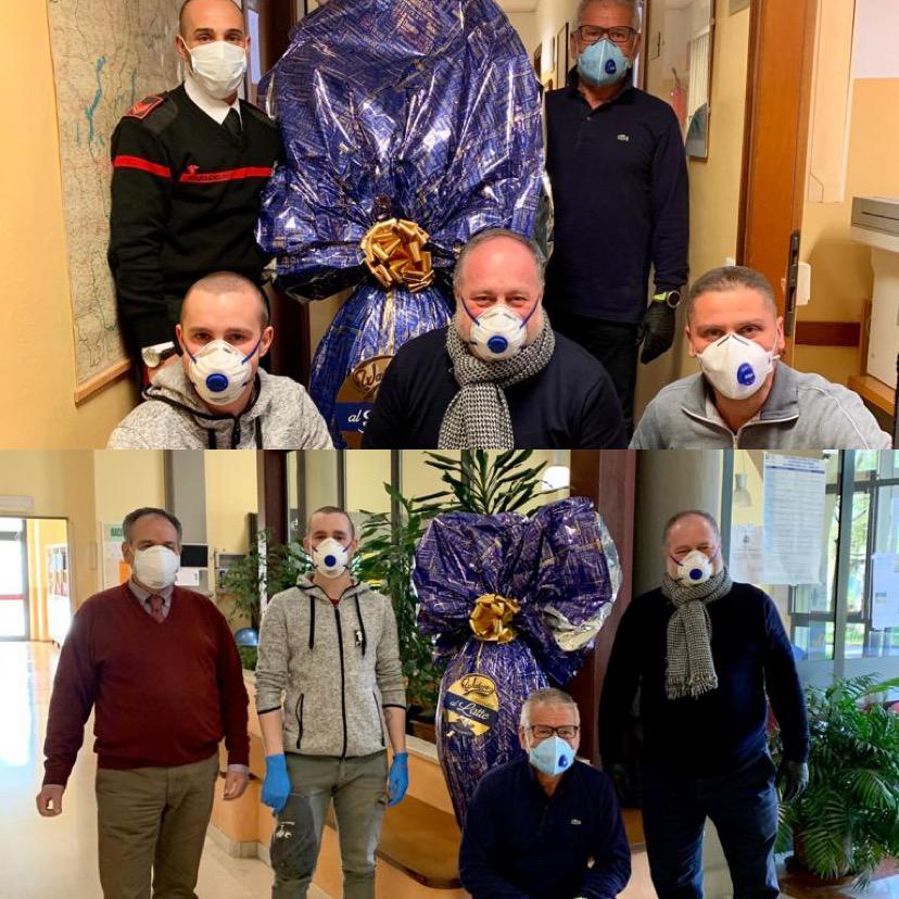 #InsiemexAsstFranciacorta: donate uova giganti ai Carabinieri e alla Rsa Cadeo