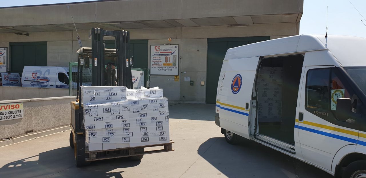 Dalla Rs Serramenti 8 quintali di pasta per le famiglie di Rovato