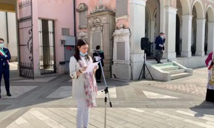 Una cerimonia per ricordare i defunti di Chiari VIDEO