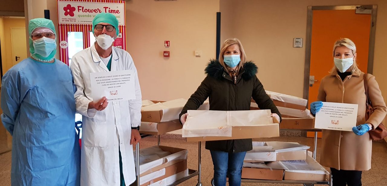 Pavone fa un dolce regalo all’ospedale di Manerbio