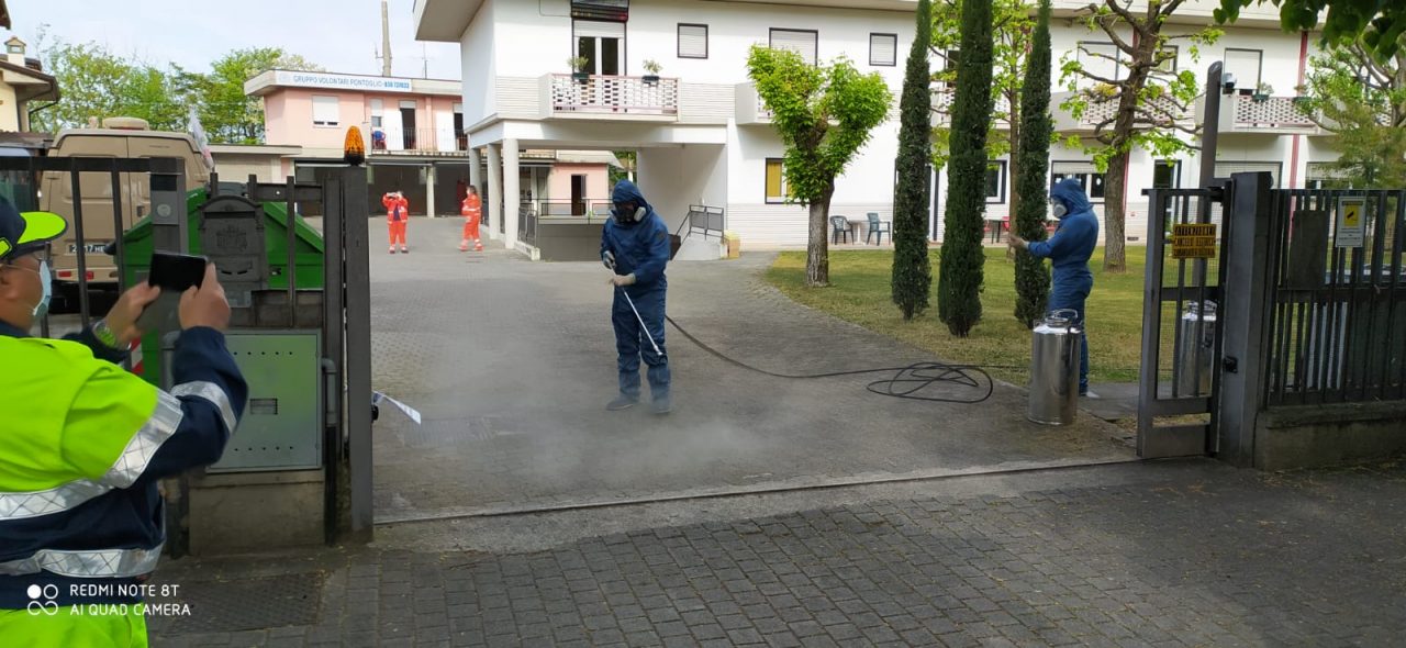 Militari al lavoro a Pontoglio: al via la sanificazione di Villa Serena GALLERY