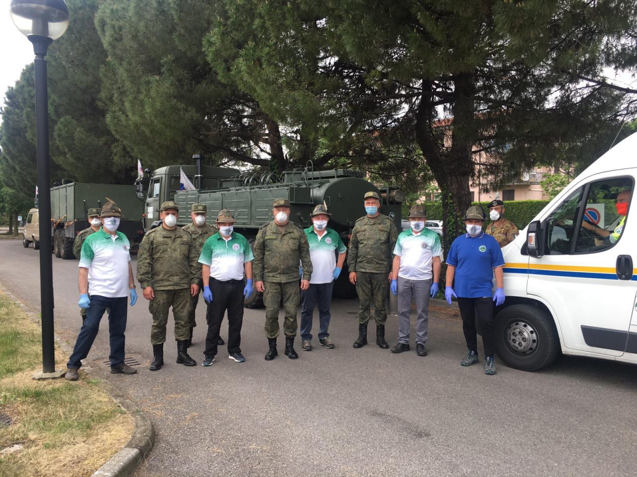 L’esercito russo arriva anche a Travagliato per sanificare la Rsa Fondazione Don Angelo Colombo GALLERY