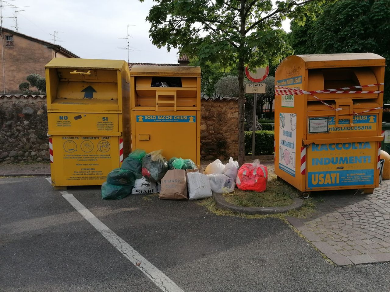 Castegnato informa: niente ritiro di abiti usati durante l’emergenza Covid19