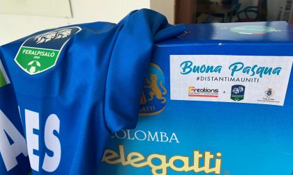 La Feralpisalò porta la Pasqua ad anziani e forze dell’ordine