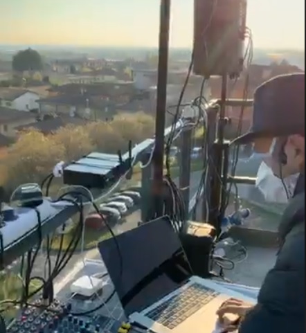 Ai tempi del Coronavirus, a Pontoglio l’appuntamento è “in alto”