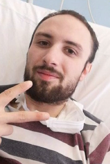 Soccorritore 25enne contagiato: “Non lascerò vincere il virus”