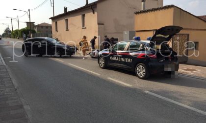 Incidente a Verolanuova coinvolti un'auto e uno scooterone