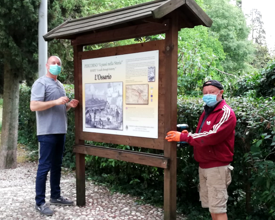Una nuova cartellonistica a Solferino per il percorso “4 passi nella Storia”