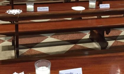 Manerbio, la chiesa si illumina per ricordare chi non c’è più