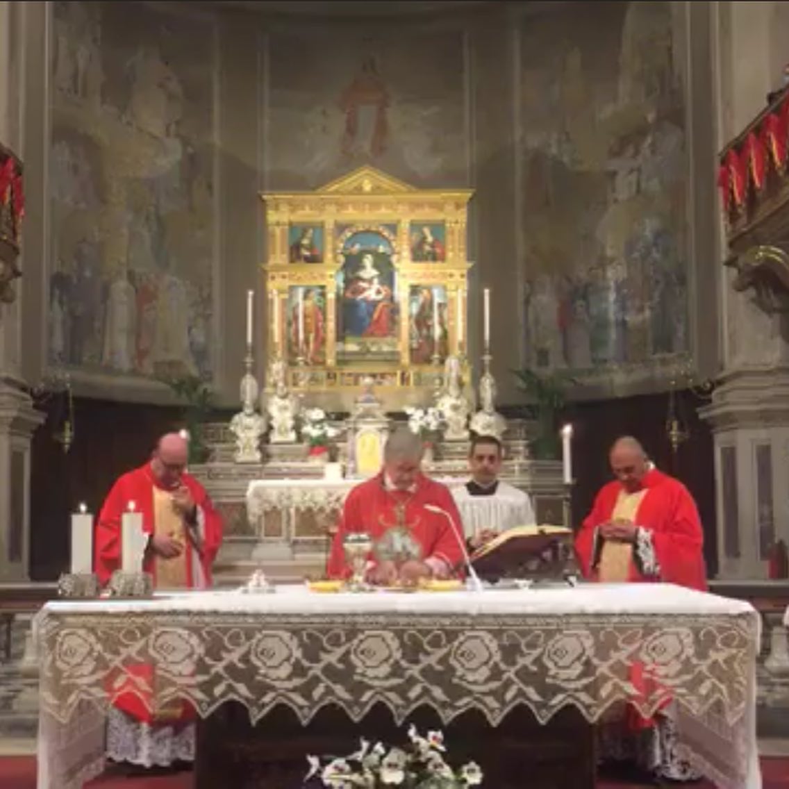 Il vescovo a Palazzolo per San Fedele