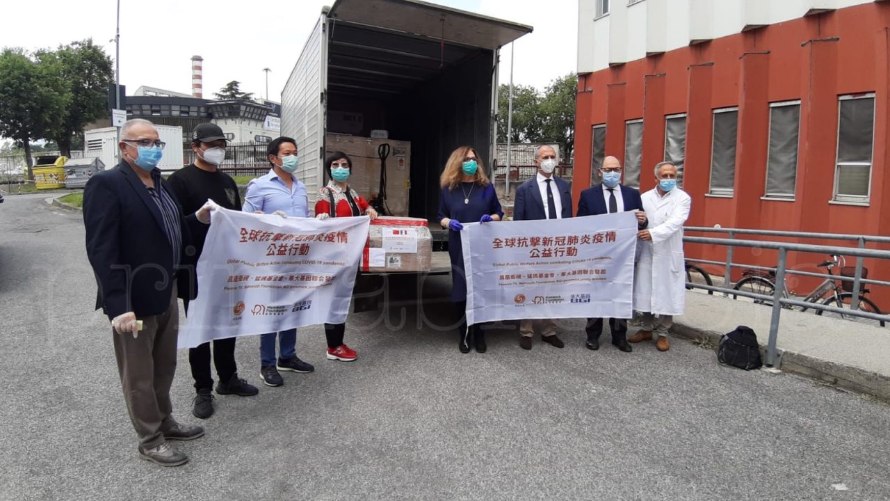 La Cina regala attrezzatura da laboratorio al Civile