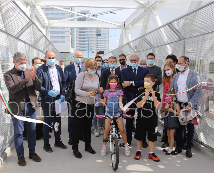 Brescia il primo taglio del nastro post Covid-19 è sul ponte