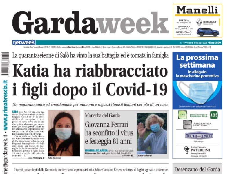 Gardaweek è in edicola. La prima pagina versione bresciana