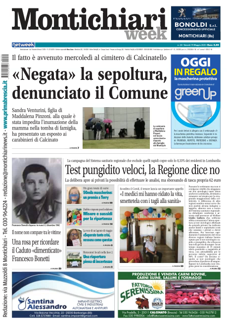 MontichiariWeek è in edicola