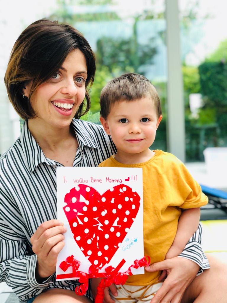 Mamma Serena con Giosue'