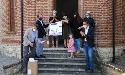 Donate 1150 mascherine dal Rotary Club Brescia Meano