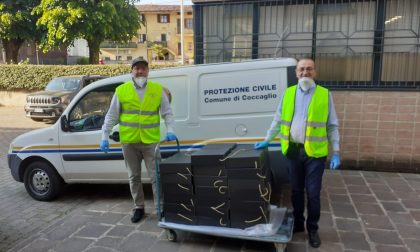 Le cantine di Coccaglio donano il Franciacorta alla protezione civile comunale