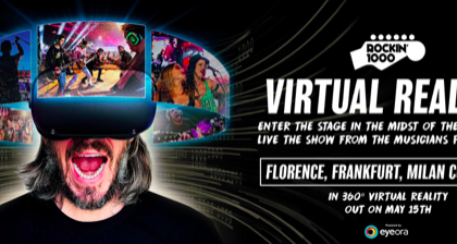 Rockin’1000 entra nella realtà virtuale per la prima volta