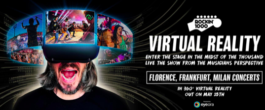 Rockin’1000 entra nella realtà virtuale per la prima volta