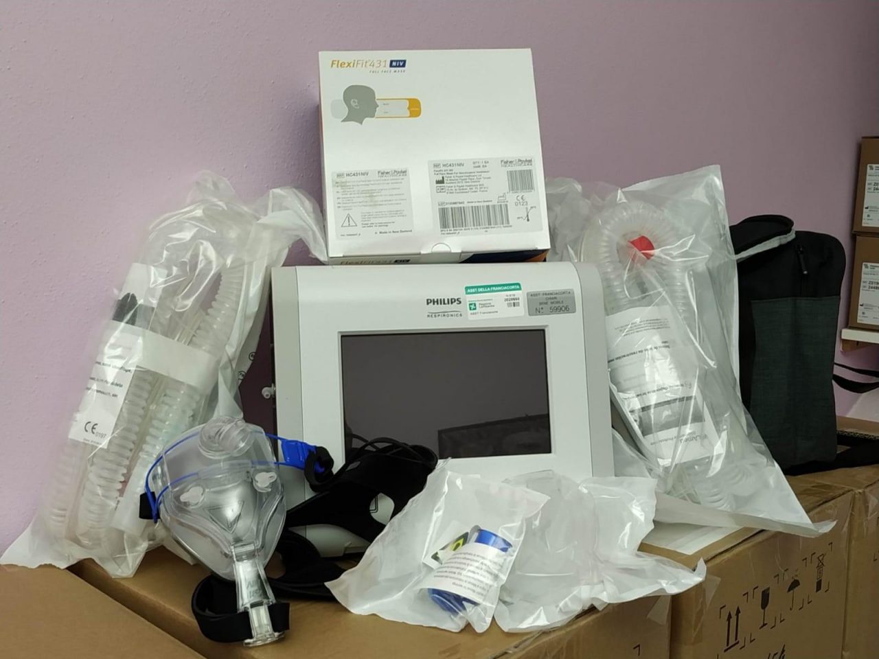 Il Distretto Leo ha donato un respiratore all’ospedale di Chiari