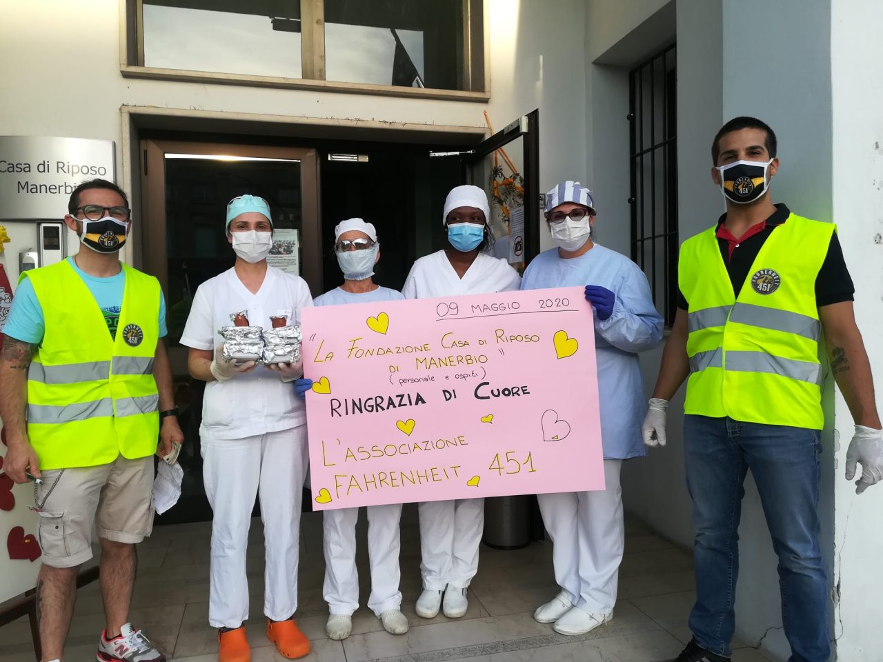 Uno spiedo solidale per casa di riposo di Manerbio