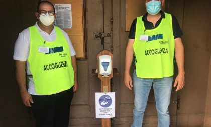 La comunità di Milzano torna ad assistere di persona alla santa messa