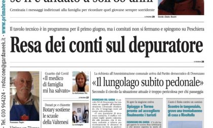 Gardaweek è in edicola. La prima pagina versione bresciana