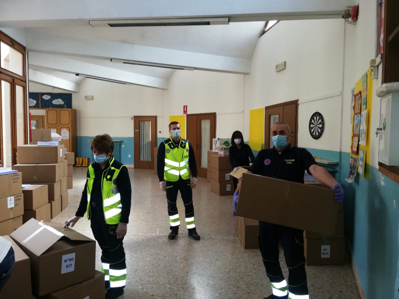 Nuova distribuzione di mascherine a Lonato