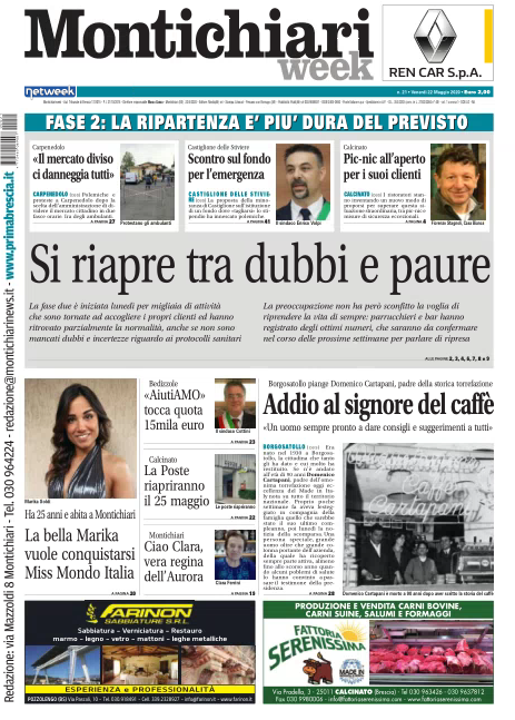 MontichiariWeek è in edicola