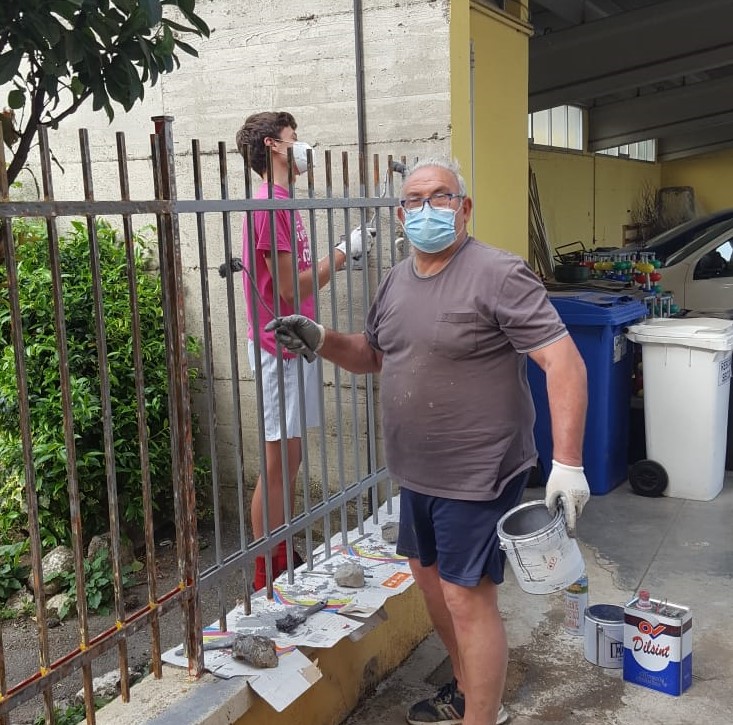 La scuola materna rimessa a nuovo grazie ai volontari