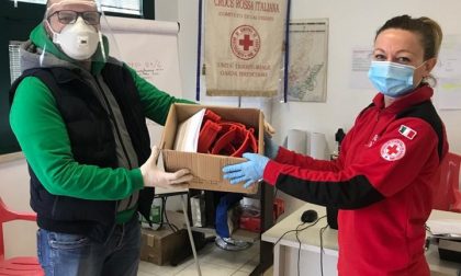 Consegnate anche alla Cri di Calvisano le visiere realizzate con la stampante 3D