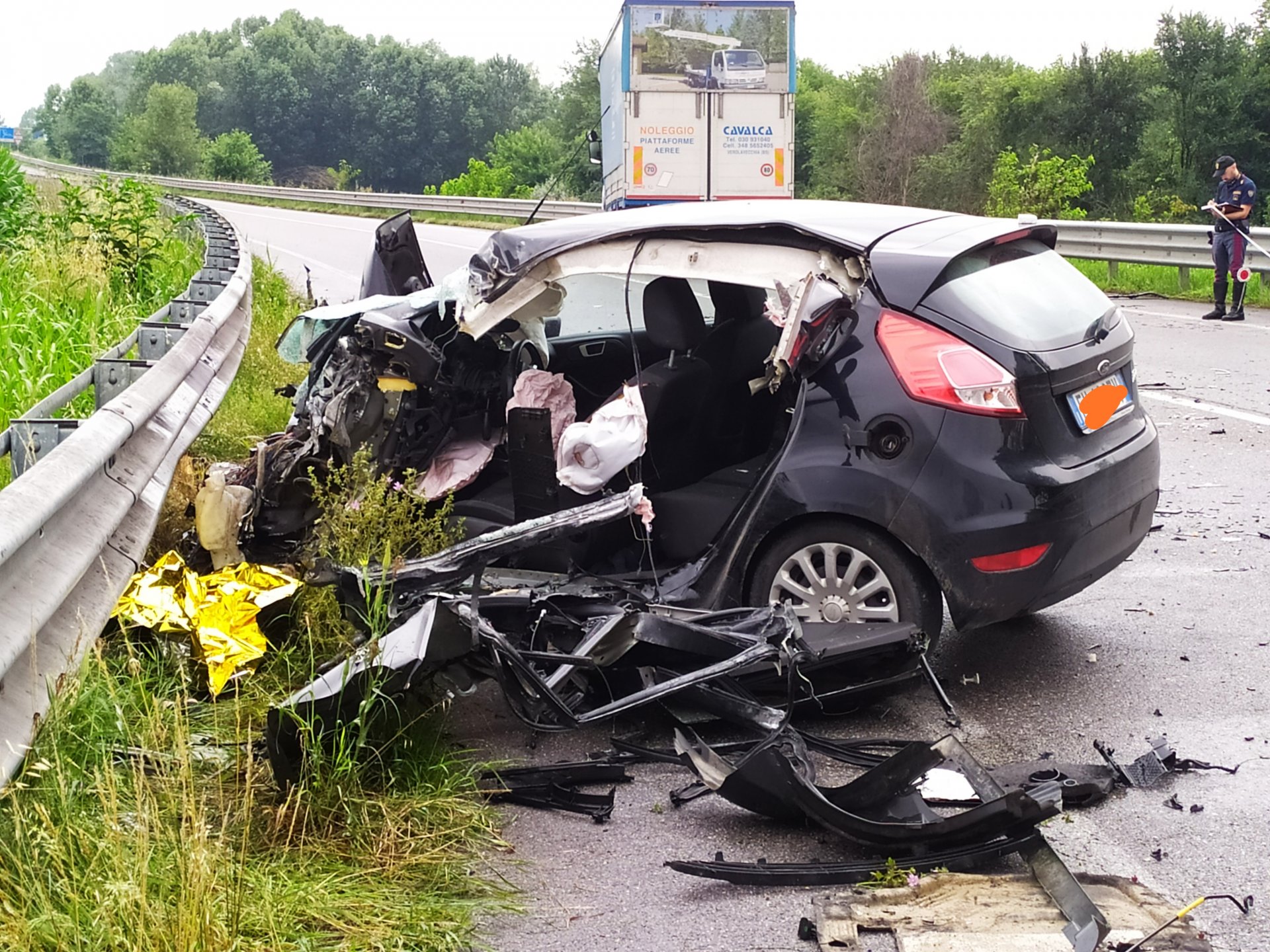 Tragico Frontale Sul Provinciale Muore Un 26enne Prima Brescia