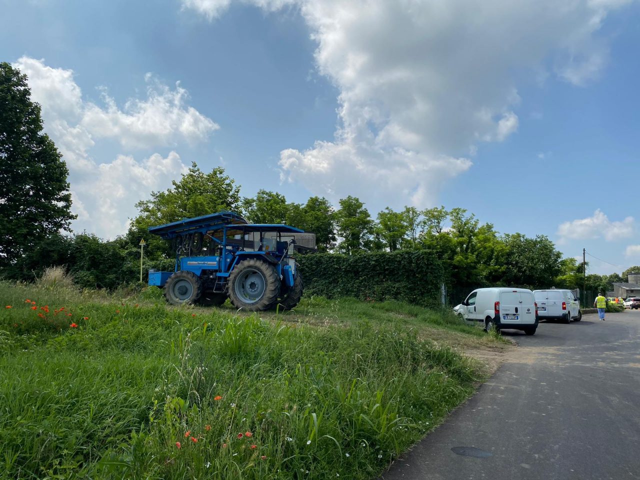 Trattore trancia i tubi del metanodotto, isolata un’area a Corzano