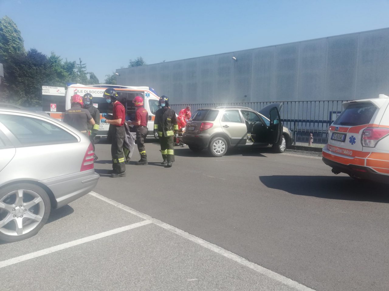 Codice rosso a Rovato: soccorsi in azione per un incidente