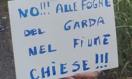 "No alle fogne del Garda nel fiume Chiese"