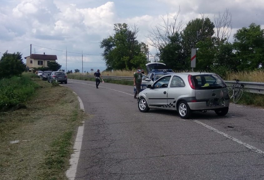 Investita un’anziana in bicicletta tra Remedello e Visano, arriva l’elicottero FOTO